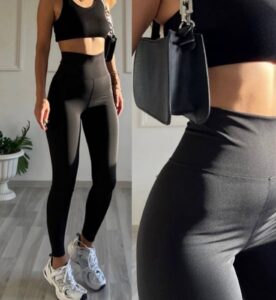 Crne helanke visokog struka - udobnost i stil za svaki dan