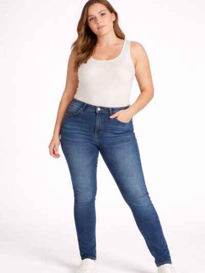 Ženske farmerice većih veličina – uske dole (29–36)