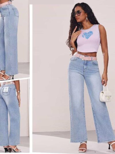 Ženske farmerke visokog struka – široke nogavice